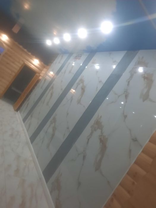 Гибкий мрамор установка