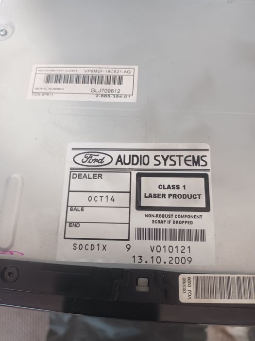 Sistem audio ford mondro mk4