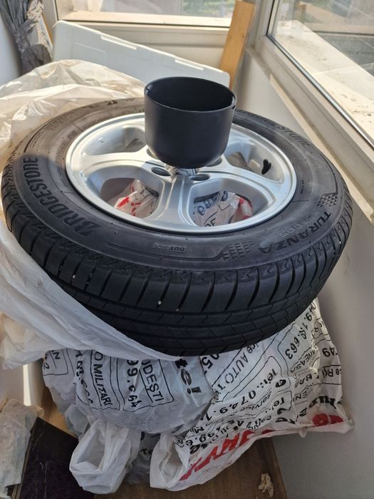 Jante aliaj originale Honda 15" plus anvelope vară Bridgestone Turanza T005 195/65 R15 91H