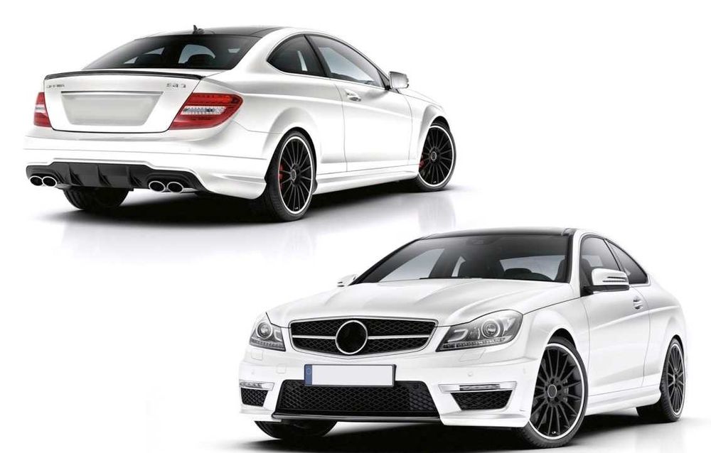 Body Kit C63 ЗА MERCEDES C-CLASS W204 COUPE (2007-2015)  ! НА СКЛАД!