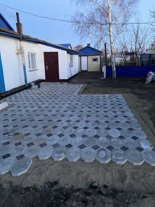 Укладка брусчатки