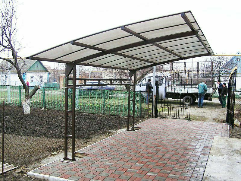 Навес  решетки перила