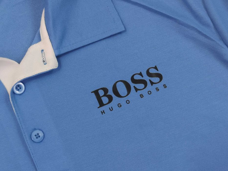 Tricou Hugo Boss - Casual Blue Light