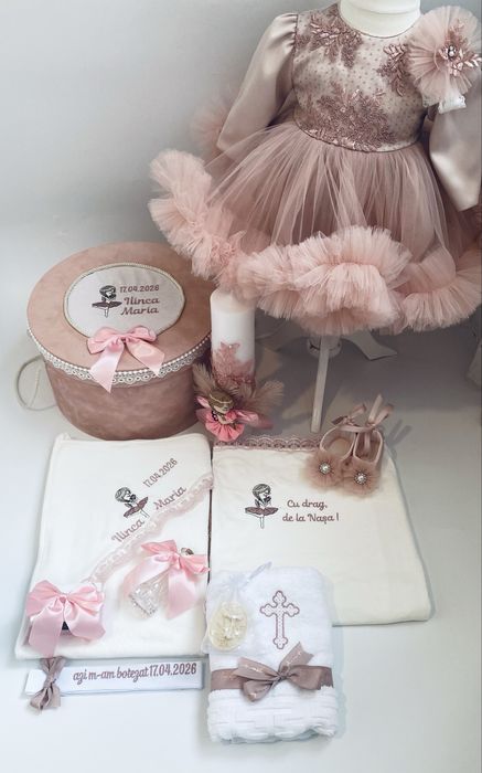 Trusou botez personalizat pentru fetite