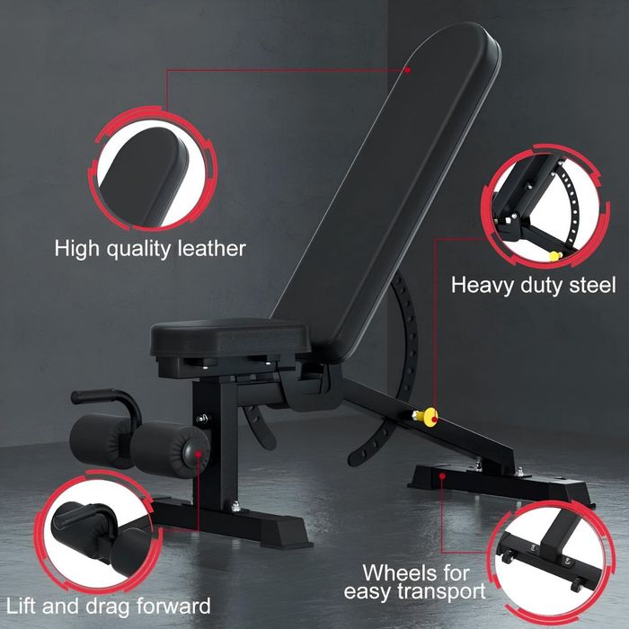 Лежак для пресса и гантелей Скамья для упражнение