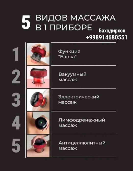 Вакуумная электрическая банка гуаша для массажа

В комплекте:
