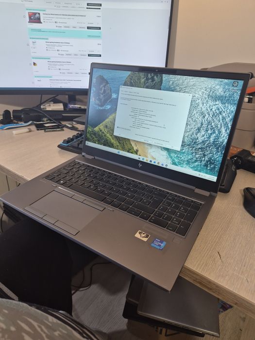 OCAZIE! Workstation TOP HP Zbook G8 IntelCore i7/ 64GB ram/1TB SSD/ Nvidia Quadro T1200 4GB GDDR6/ 15.6 inch