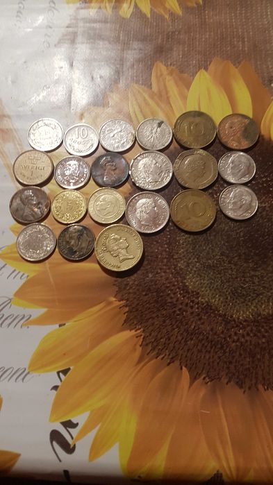 Монети от 60 години до 2010 год от различни държави