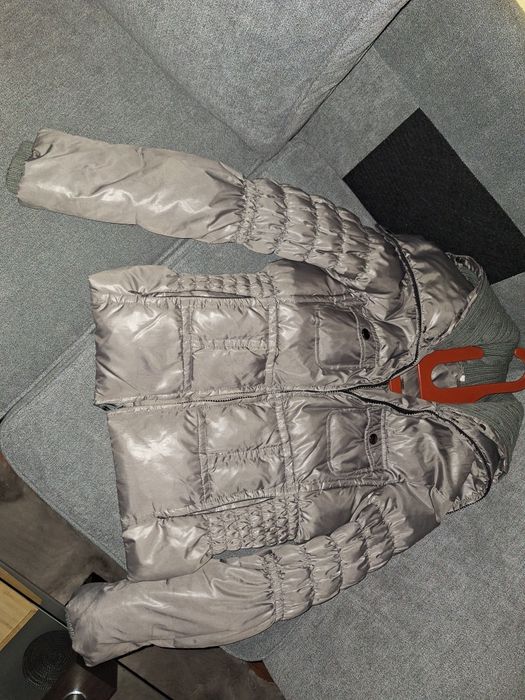 Сиво яке с гъши пух