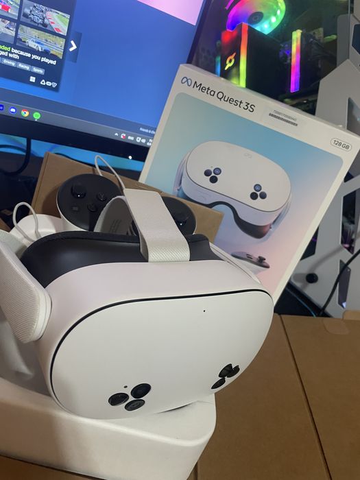 Ochelari VR Meta Quest 3S, 128 GB, Alb