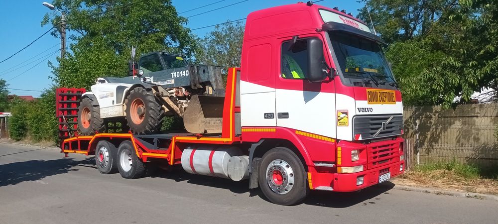 Autoplatforma Volvo FH12 transport utilaje util 14T