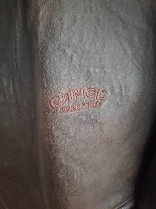 Geaca piele bărbati Camel Xl