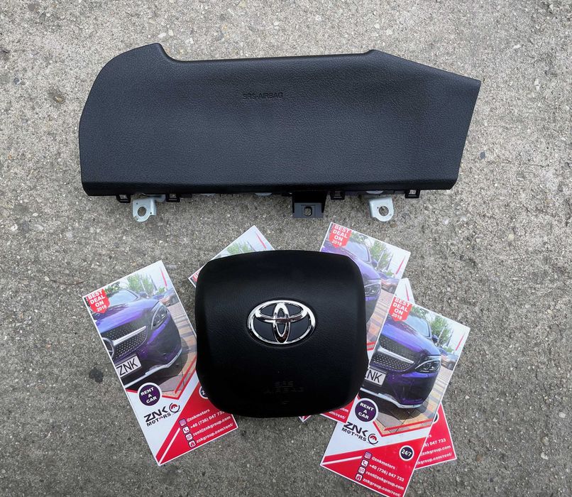 Toyota Hilux airbag volan / genunchi - set centuri de siguranta