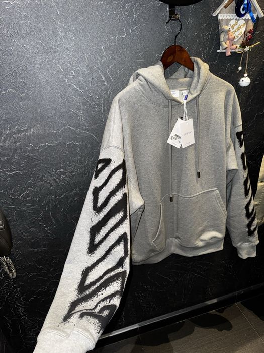 ЧИСТО НОВ 100% ОРИГИНАЛЕН Off-White Spray Can Arrow Hoodie
