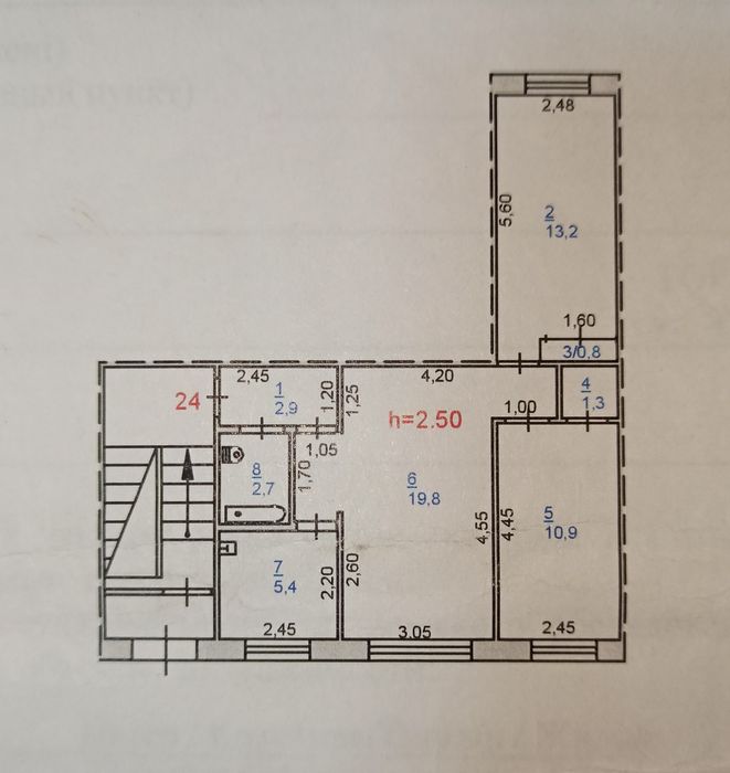 Квартира 3х комнатная