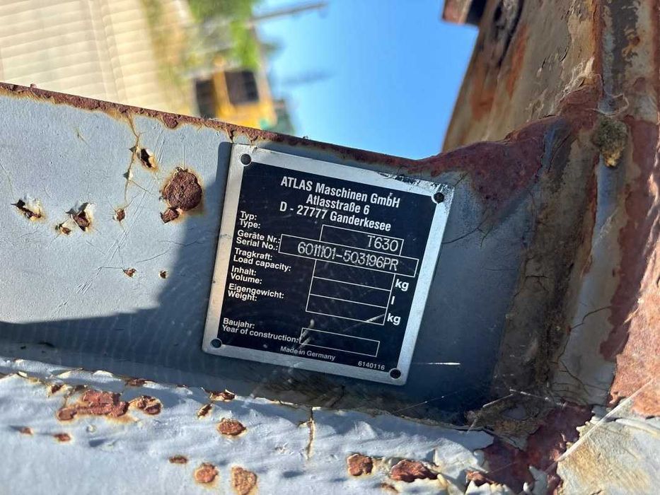 Cupă graifer hidraulică Atlas T630 cu rotire