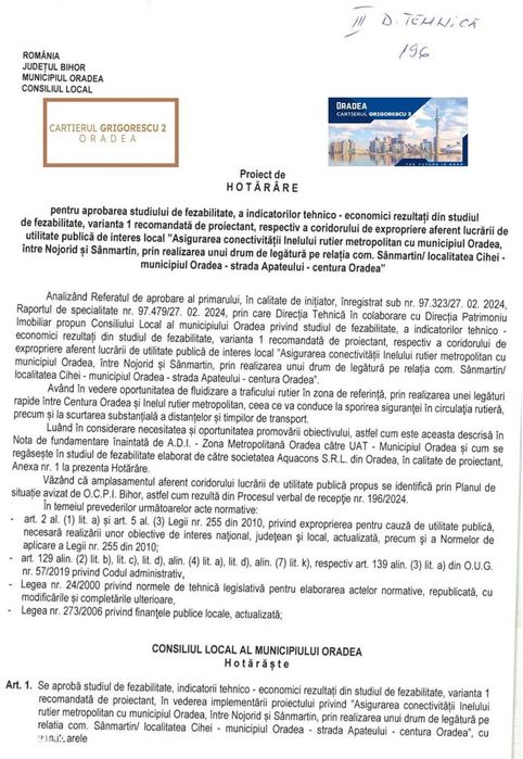 Teren Cihei 540 mp (intravilan cu PUZ) str. Lalelelor (200 m de inel)