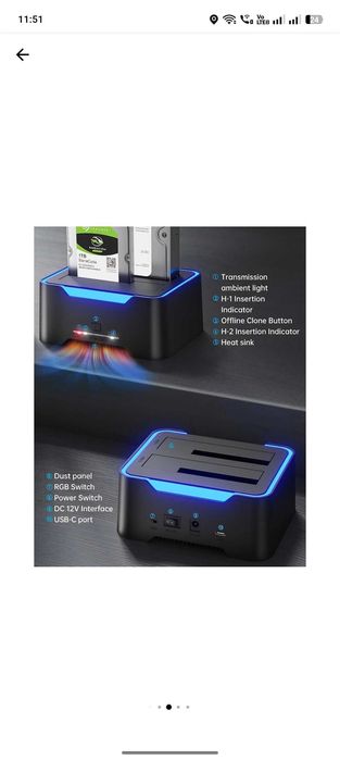HDD docking station 2.5&3.5