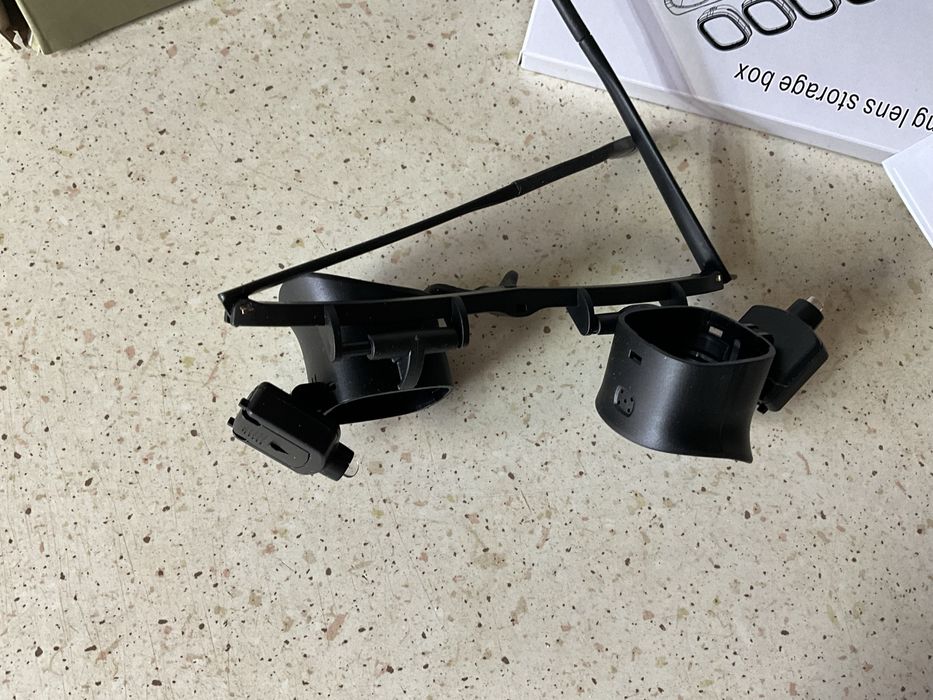 Лупа-очки. Сьемные стекла