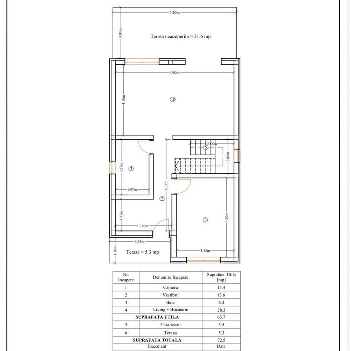 Casa Individuala , Valea Adanca , 135Mp Utili , 430 Mp Teren