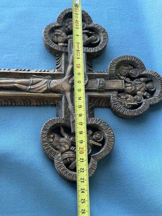 УНИКАЛЕН Стар кръст , Исус Христос , ДЪРВОРЕЗБА