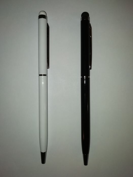 Метална химикалка със стилус (с лого)