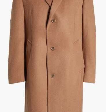Palton slim XL L M premium SELECTED Home NOU lana moale camel