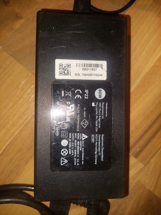 Alimentator la priza pentru aparat apnee Philips original