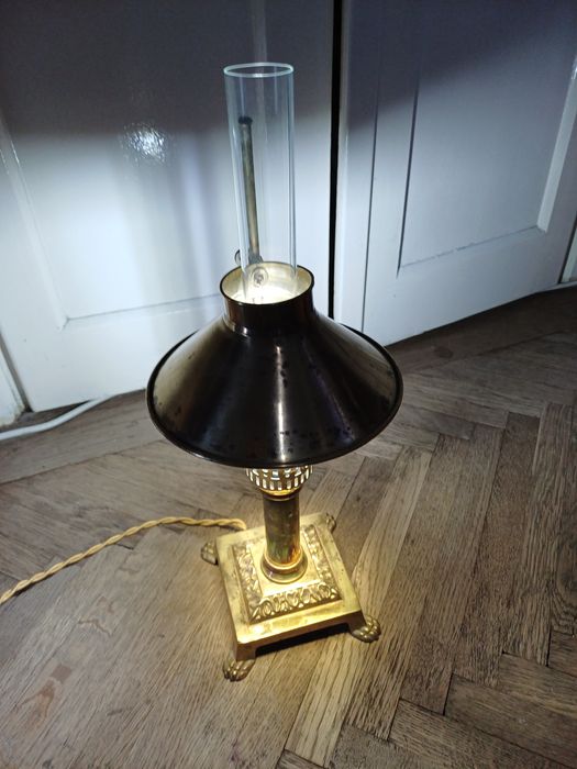 Accesoriu decorațiune lumina alama vintage colectie Franța 1970