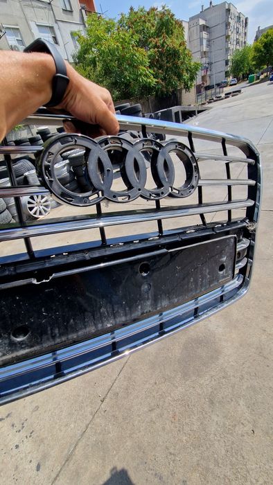 Предна броня с решетка за Audi A8 D4 от 2013 до 2017г.