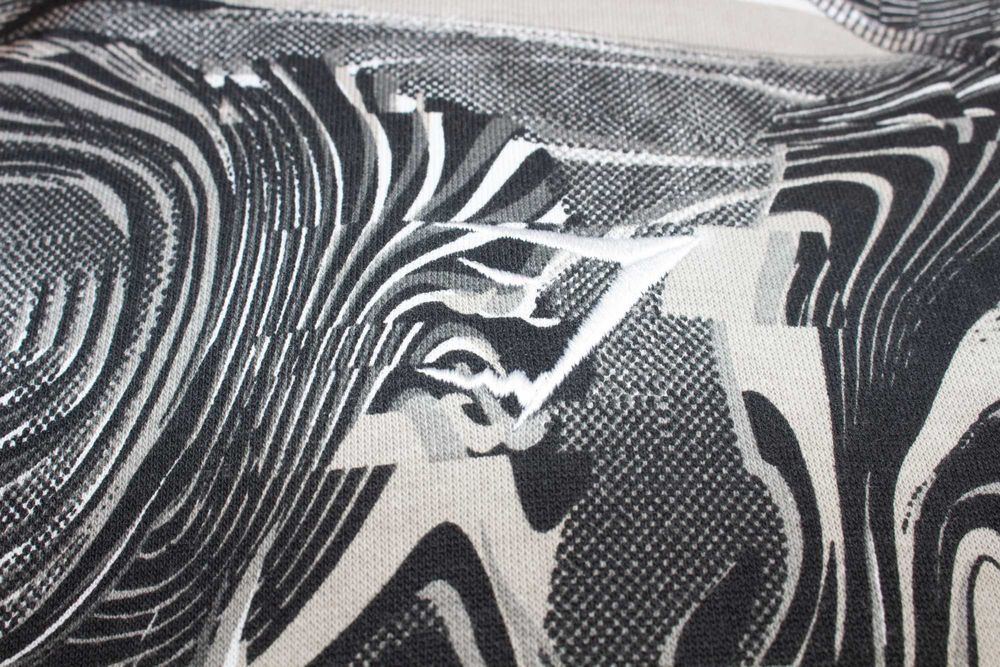 Gymshark мъжки суичър с качулка памук мраморен ефект худи за фитнес L