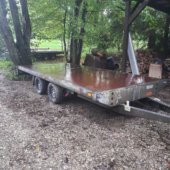 Remorca Tandem Saris 4m x 1,8 m