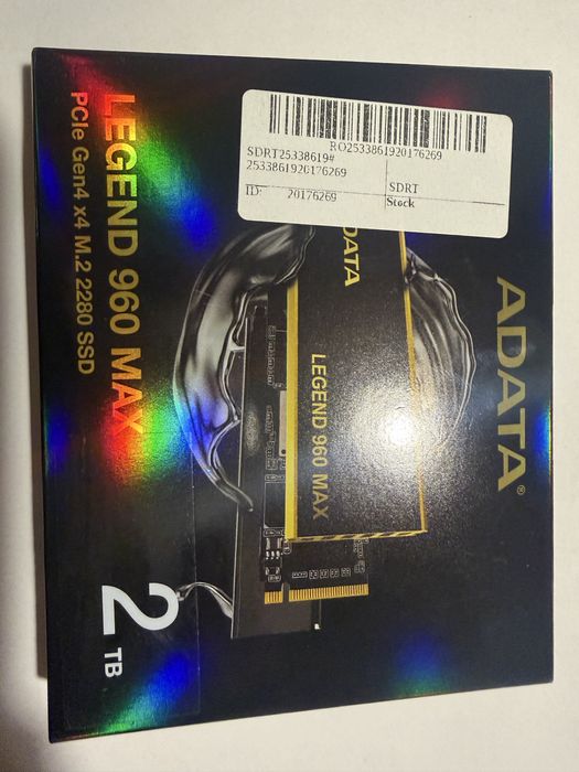 SSD SSD nou Adata Legend 960 Max 2TB PCI Express 4.0 x4 M.2 2280
