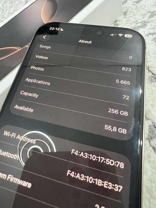 Iphone 16 pro 256 gb