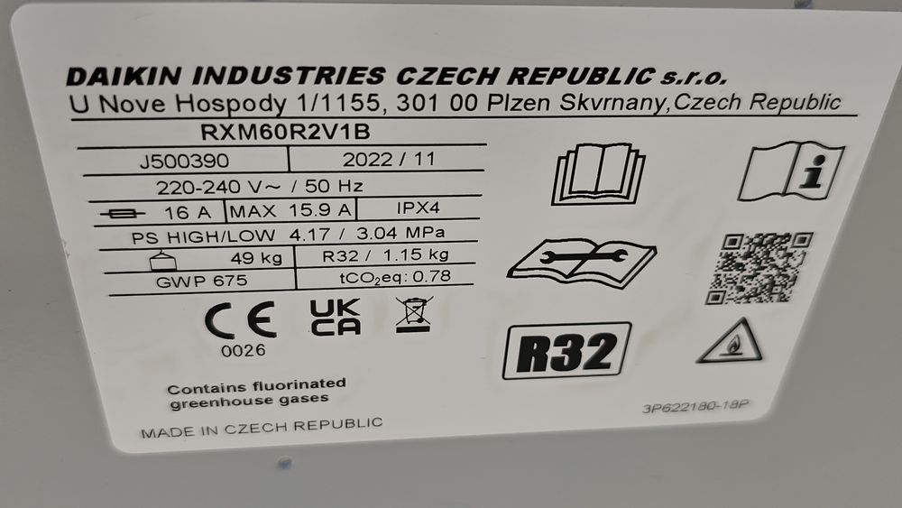 Инверторен климатик Daikin Perfera W FTXM60/ RXM60, 21 000 BTU, Клас А++ 21ца