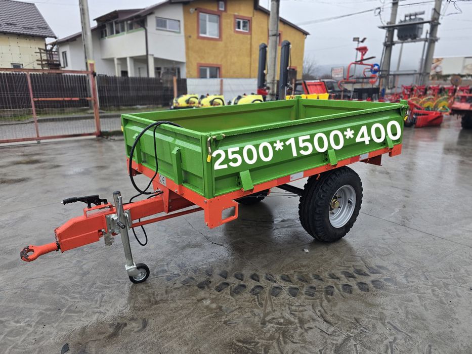 Remorca agricola basculabila 2t / Carte RAR