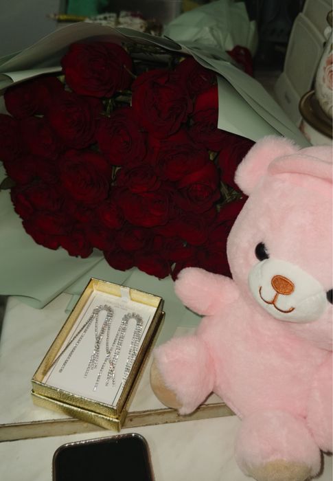 Метровые розы 41 штук