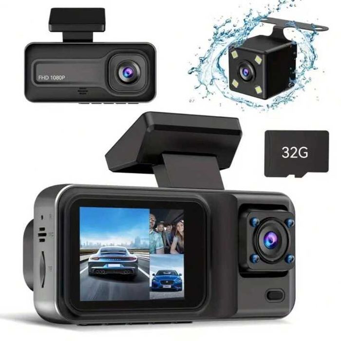 WiFi видео регистратор DVR  с 3 камери Dash Cam от Smars