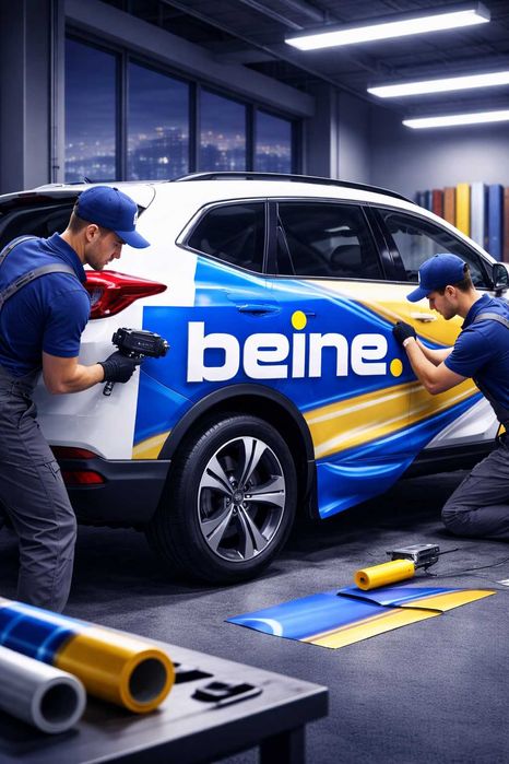 Брендирование Наружная реклама Печать на баннере Виниле