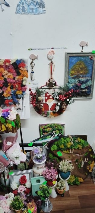 Декорации от жив скандинавски мъх