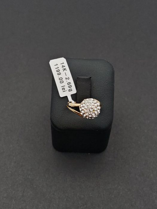 Bijuteria Royal inel din aur 14k 2.69 gr