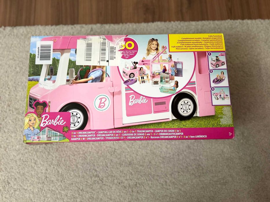 Barbie Dreamcamper Rulotă Vehicul pentru Păpuși
