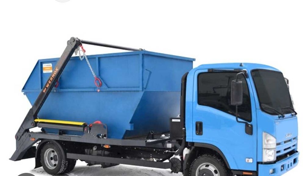 Вывоз мусора, контейнер в бункерах!