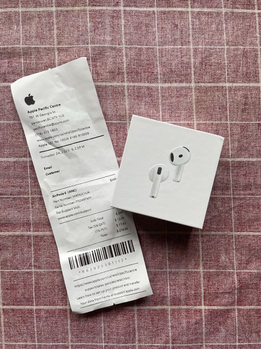 Căsti Apple AirPods Gen 4 ANC (NOI, SIGILATE)