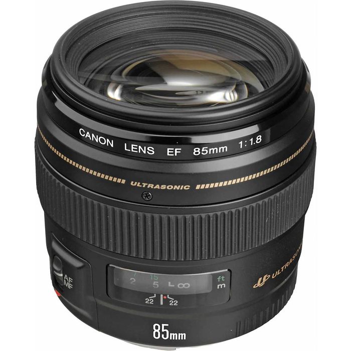 Obiectiv Canon EF 85mm, f1.8 USM, EF 100mm, f2 USM