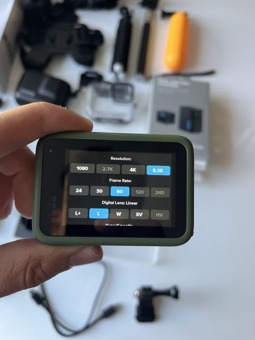 GoPro HERO13 Black Forest Green + ND филтри, 3 батерии, аксесоари