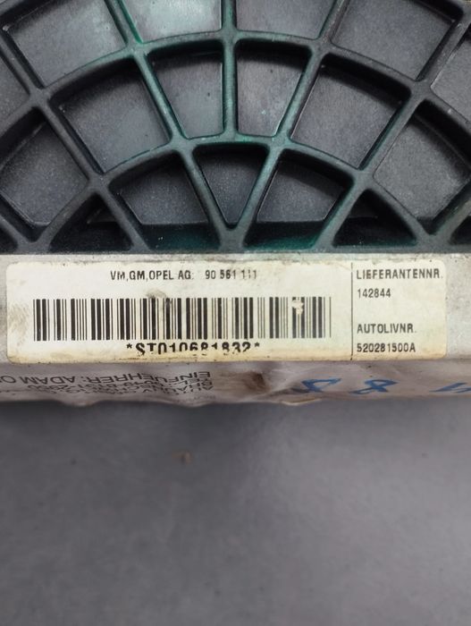 Airbag pasager 90 561 111 Opel Astra 2001 1.6 MT (75 hp)