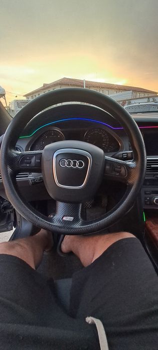 Volan Audi A6 C6 S-Line piele in condiții foarte bune