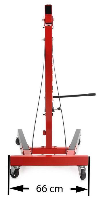 Хидравличен сгъваем кран за двигатели тип жираф, 2 тона