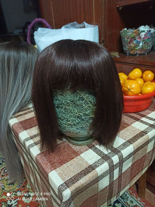 Парик каре волосы